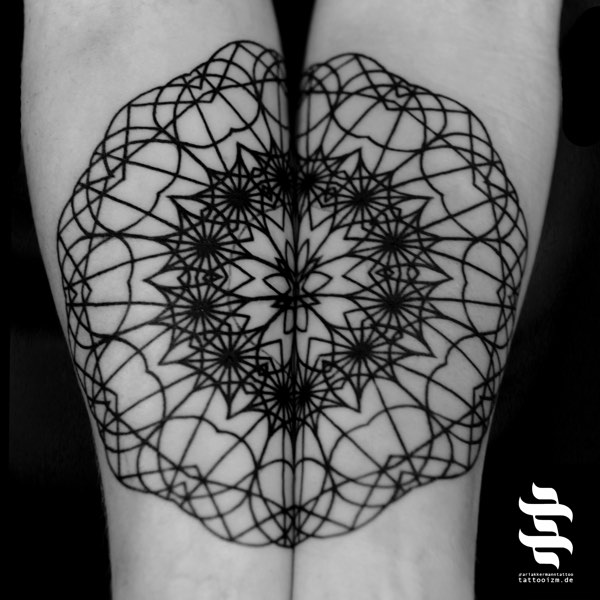 Mandala Hände tattoo